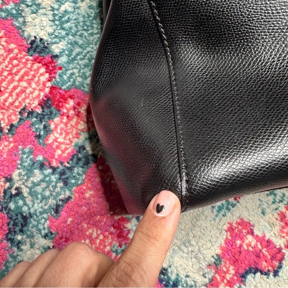 Coach Christie Crossgrain Leather Crossbody in Black - Picture 5 of 9